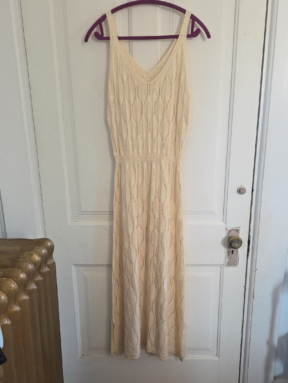 Knit Mix Crocheted Dress - Picture 2 of 12